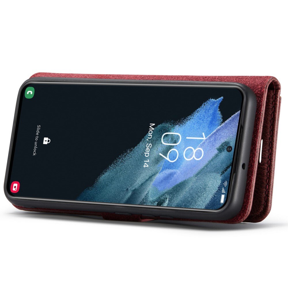 Magnet Wallet Samsung Galaxy S22 Plus Punainen