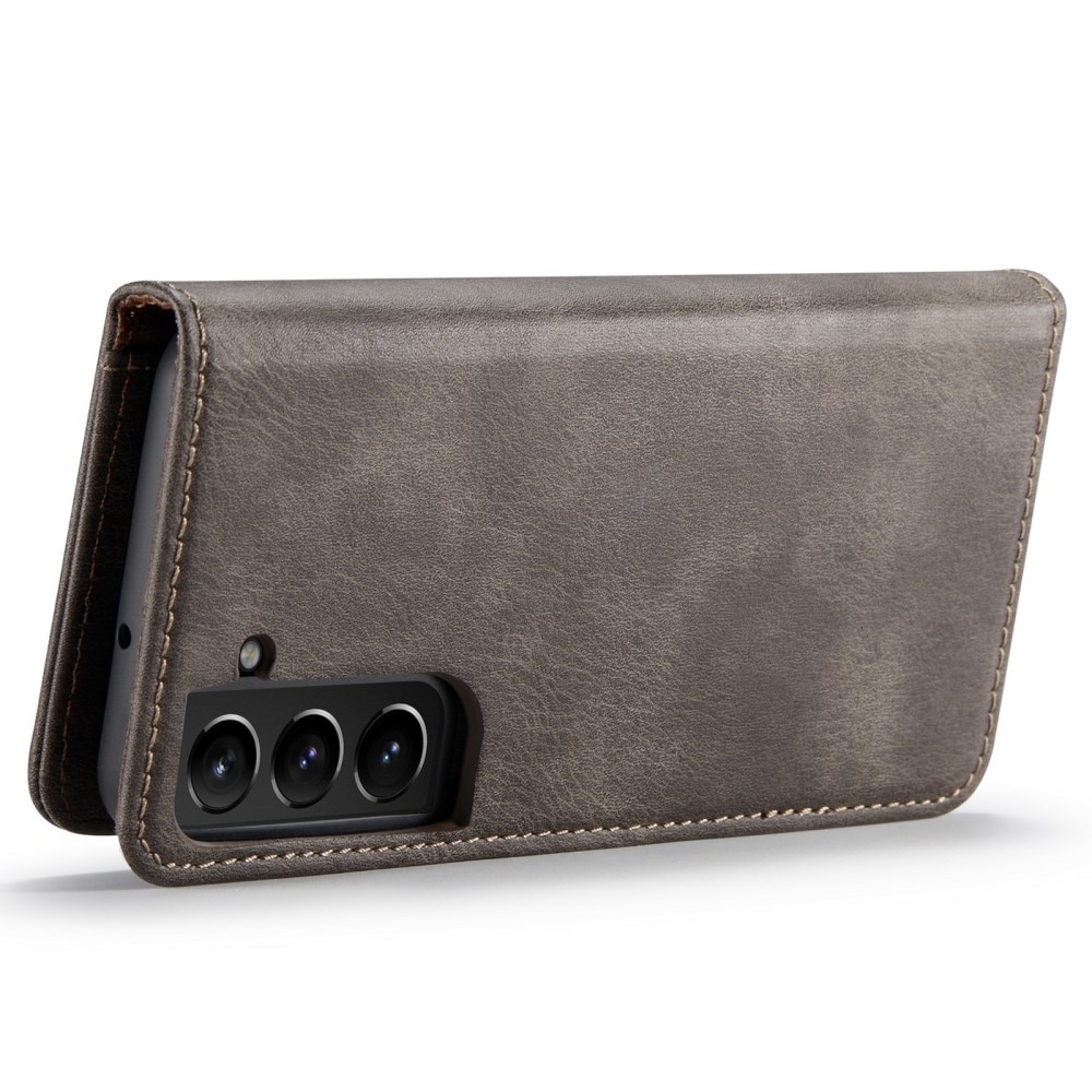 Magnet Wallet Samsung Galaxy S22 Plus Ruskea