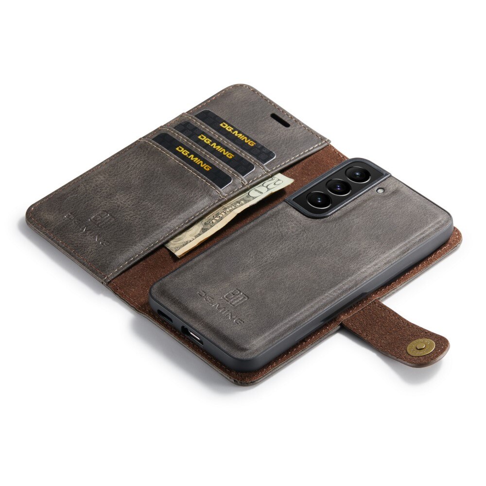 Magnet Wallet Samsung Galaxy S22 Plus Ruskea