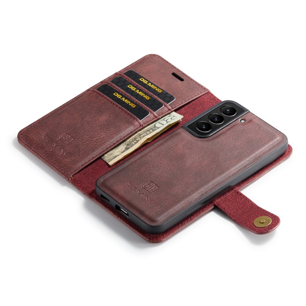 Magnet Wallet Samsung Galaxy S22 Punainen