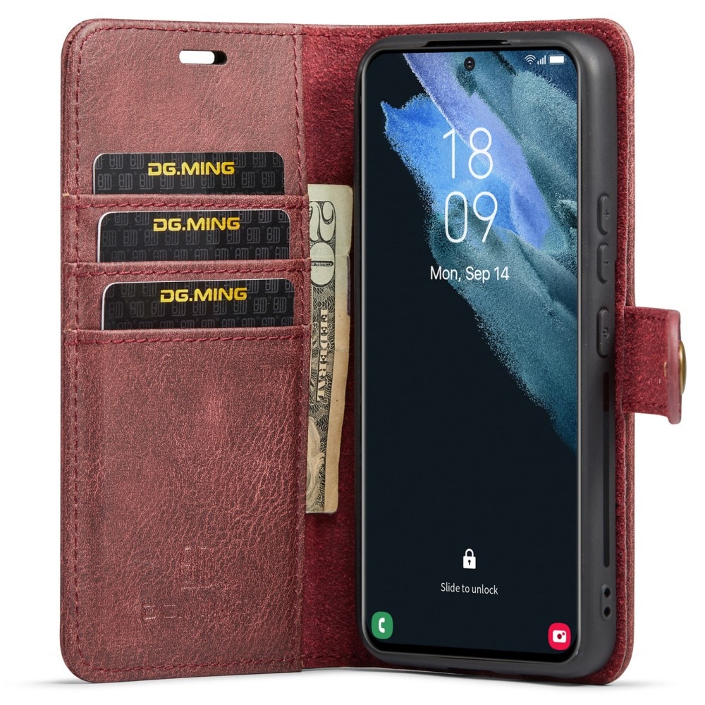 Magnet Wallet Samsung Galaxy S22 Punainen