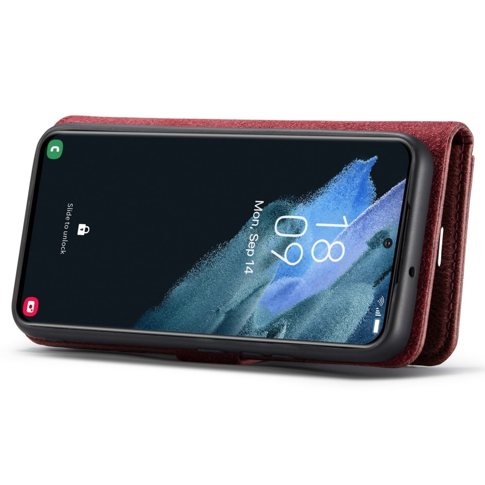 Magnet Wallet Samsung Galaxy S22 Punainen