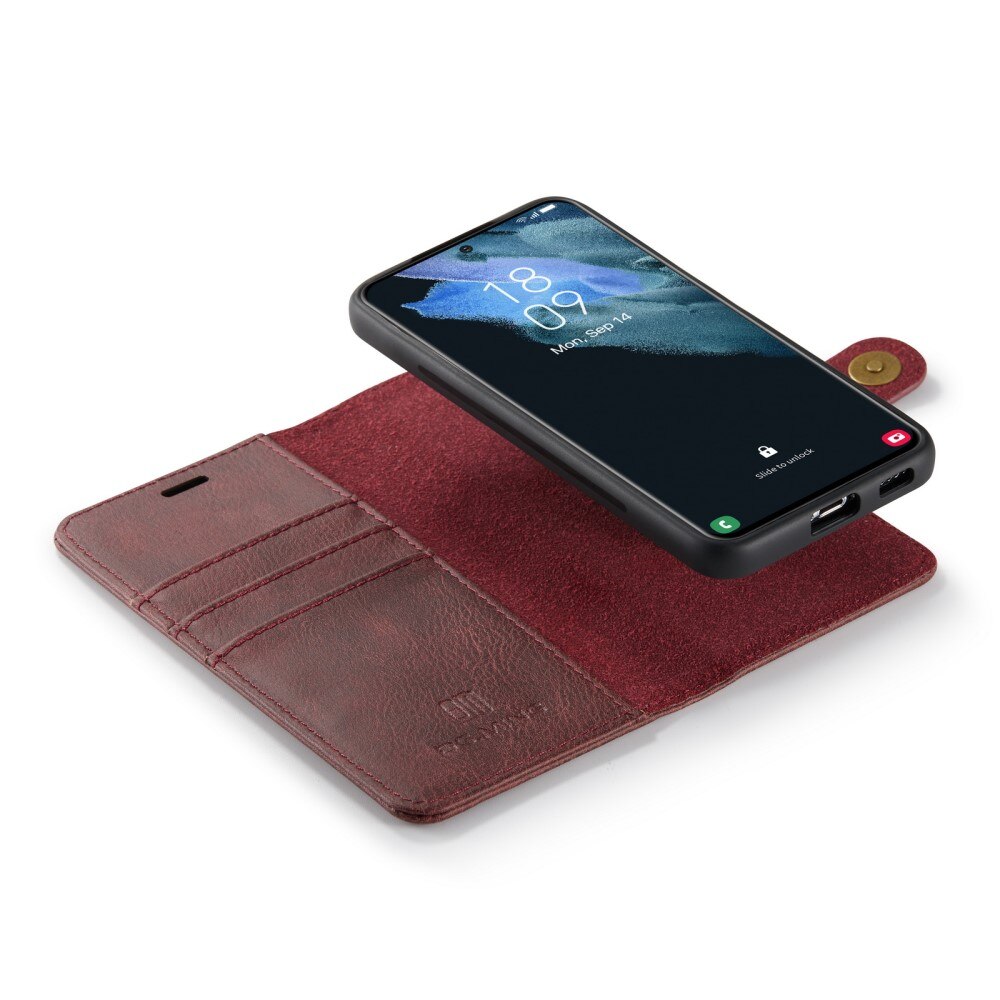 Magnet Wallet Samsung Galaxy S22 Punainen