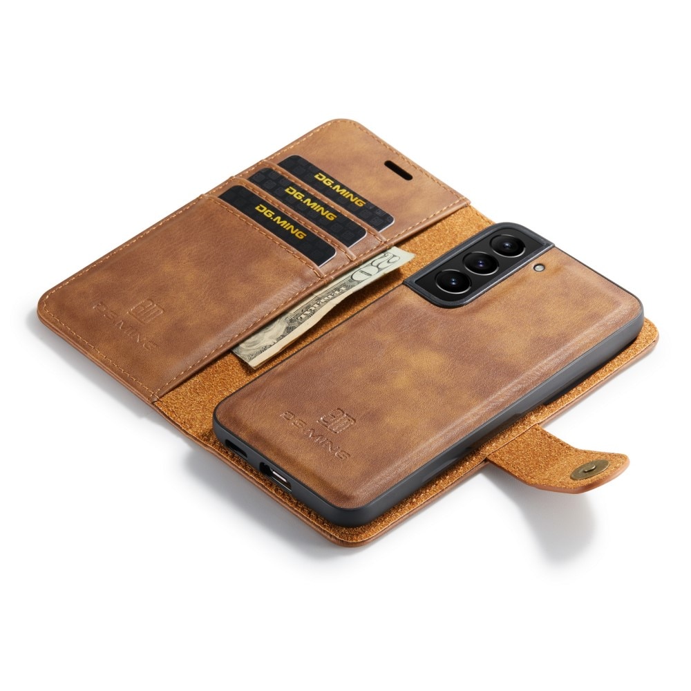 Magnet Wallet Samsung Galaxy S22 Cognac