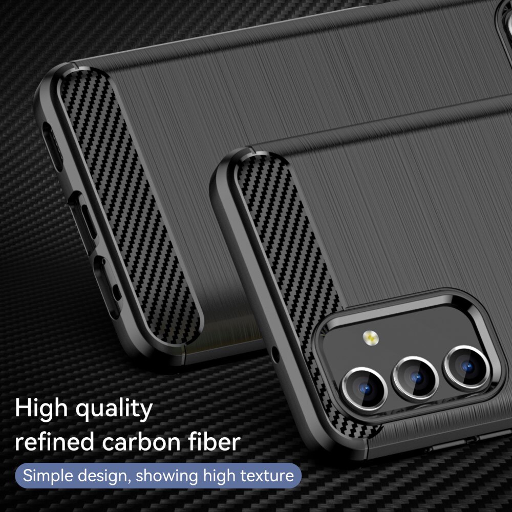 Samsung Galaxy A04s/Galaxy A13 Kuori TPU Brushed Musta