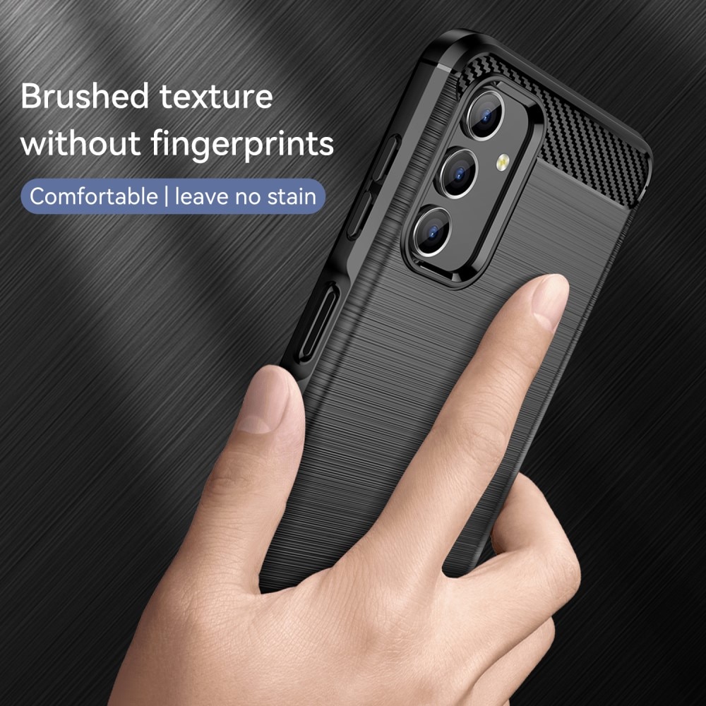 Samsung Galaxy A04s/Galaxy A13 Kuori TPU Brushed Musta