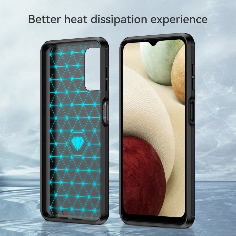 Samsung Galaxy A04s/Galaxy A13 Kuori TPU Brushed Musta