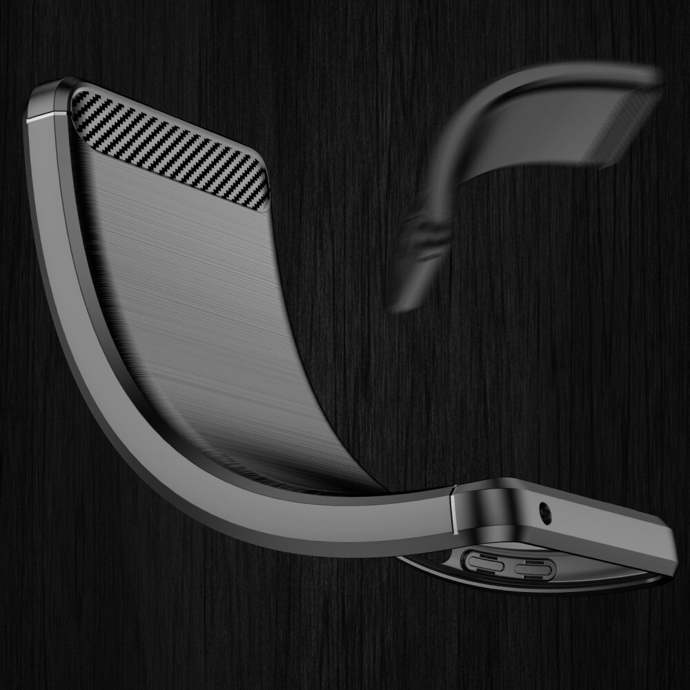 Samsung Galaxy A03 Kuori TPU Brushed Musta