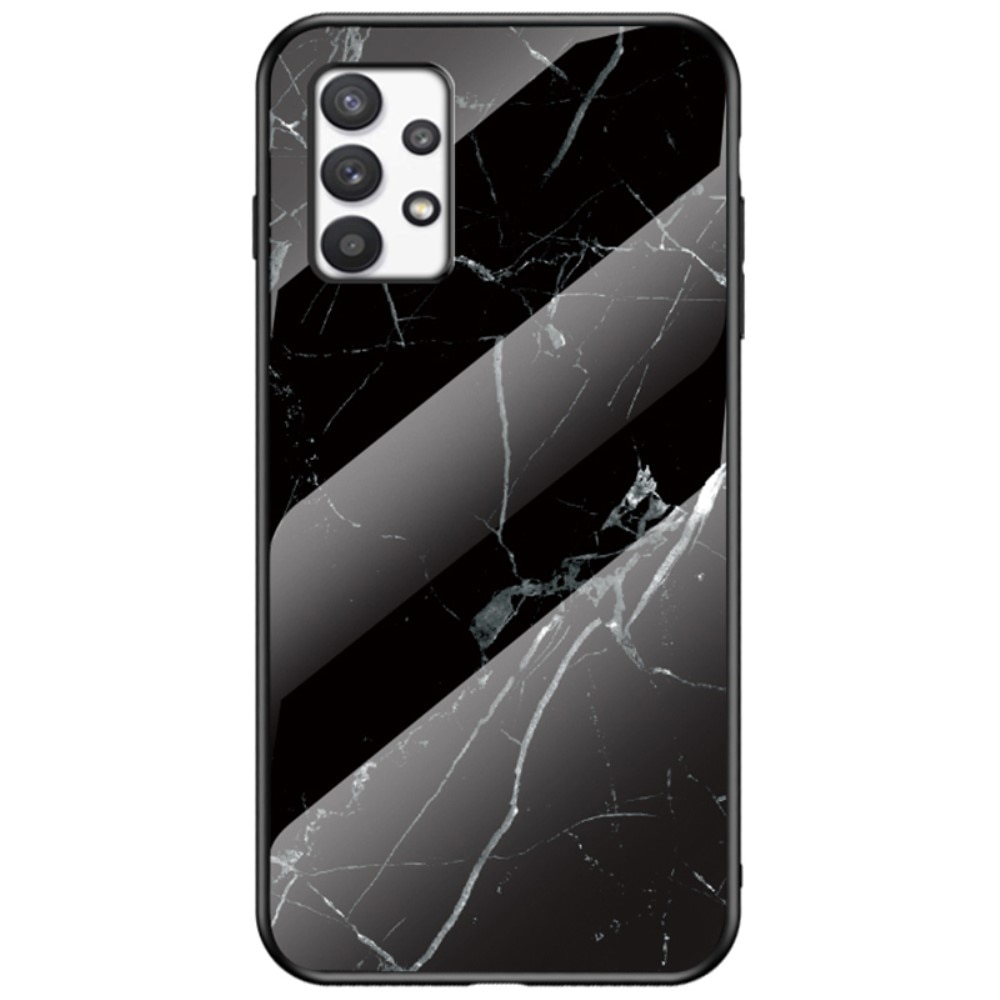 Panssarilasi Kuori Samsung Galaxy A53 musta marmori