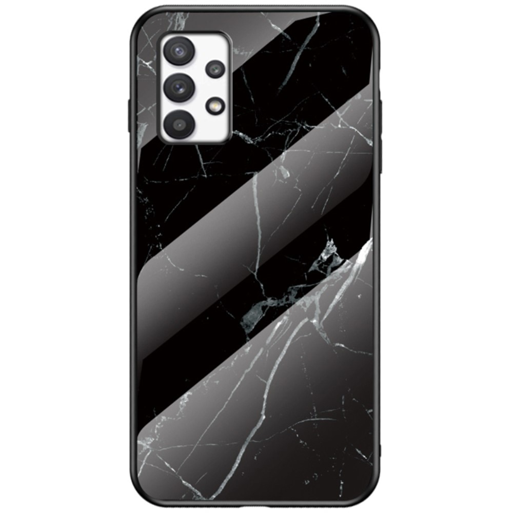 Panssarilasi Kuori Samsung Galaxy A33 musta marmori