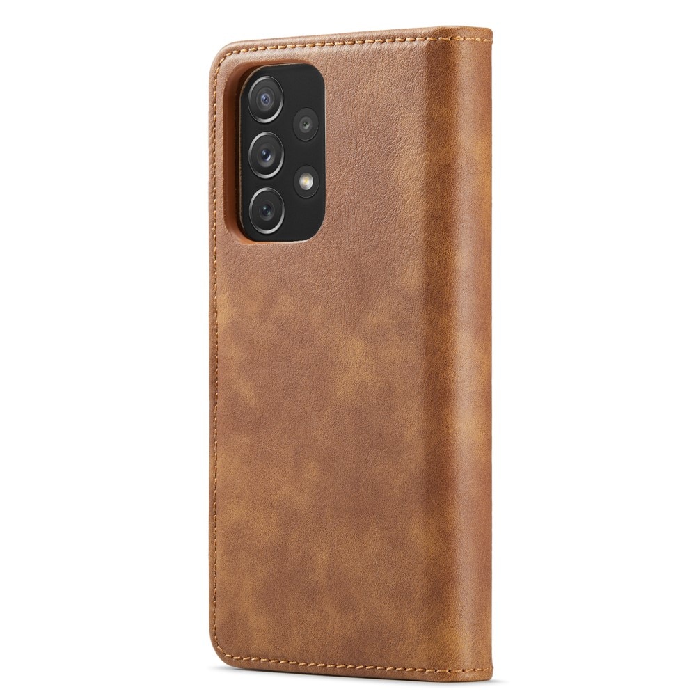 Magnet Wallet Samsung Galaxy A73 5G Cognac