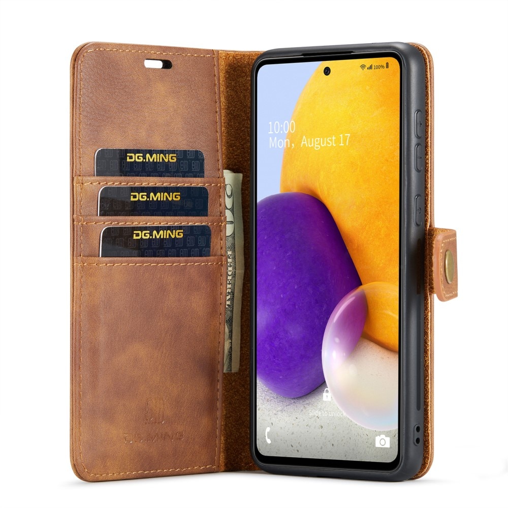 Magnet Wallet Samsung Galaxy A73 5G Cognac