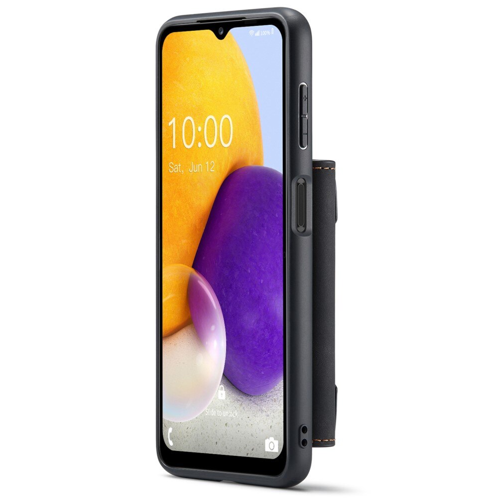 Magnetic Card Slot Case Samsung Galaxy A13 Musta