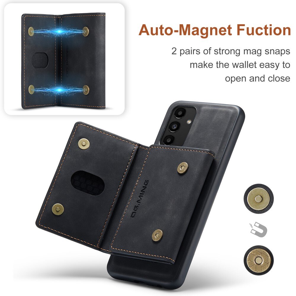 Magnetic Card Slot Case Samsung Galaxy A13 Musta