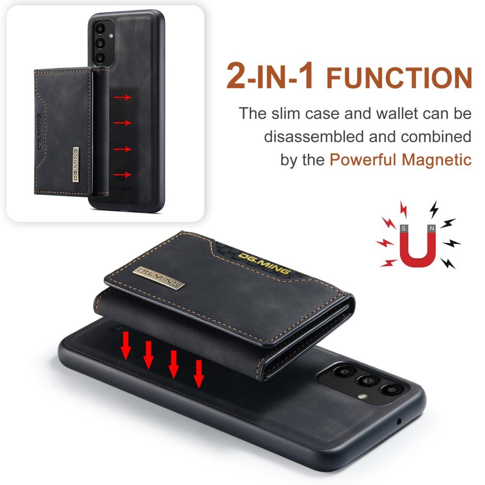 Magnetic Card Slot Case Samsung Galaxy A13 Musta