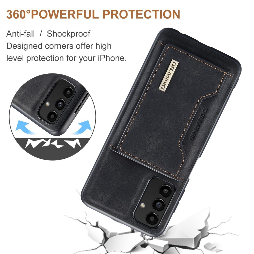 Magnetic Card Slot Case Samsung Galaxy A13 Musta