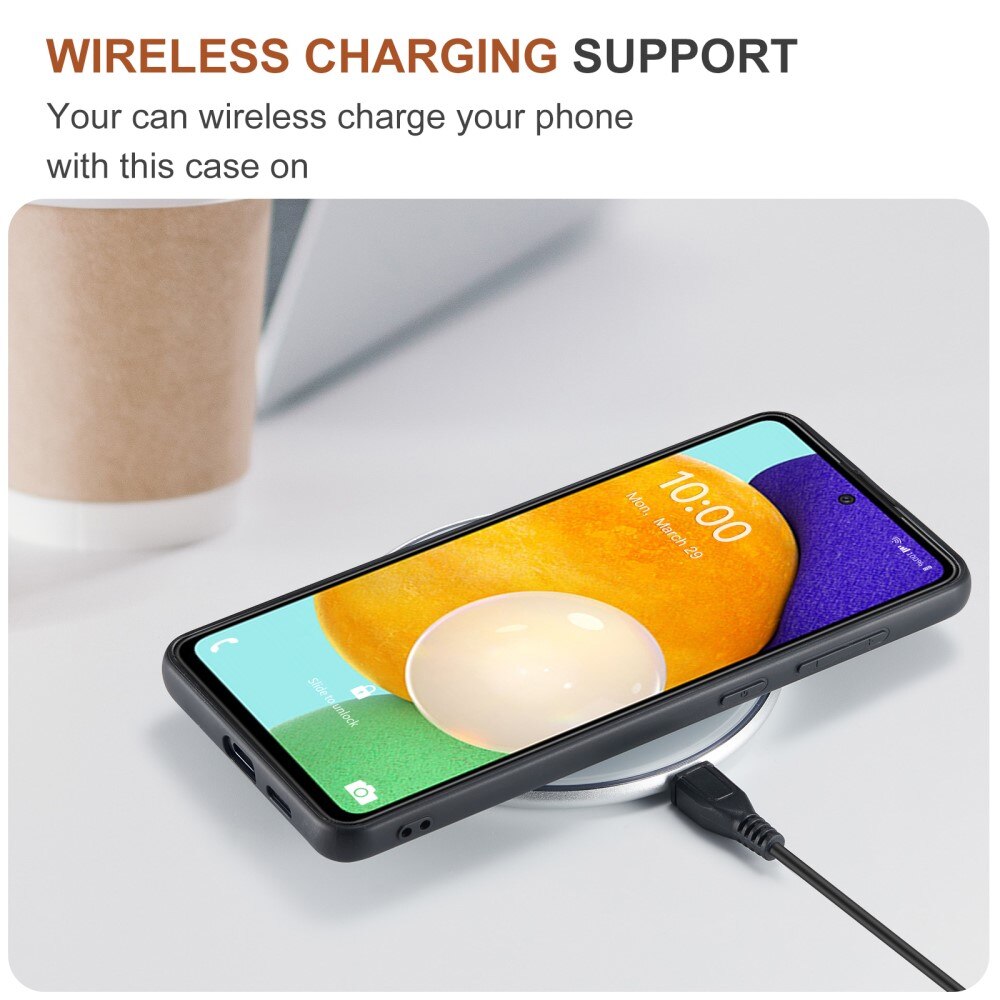 Magnetic Card Slot Case Samsung Galaxy A53 Musta