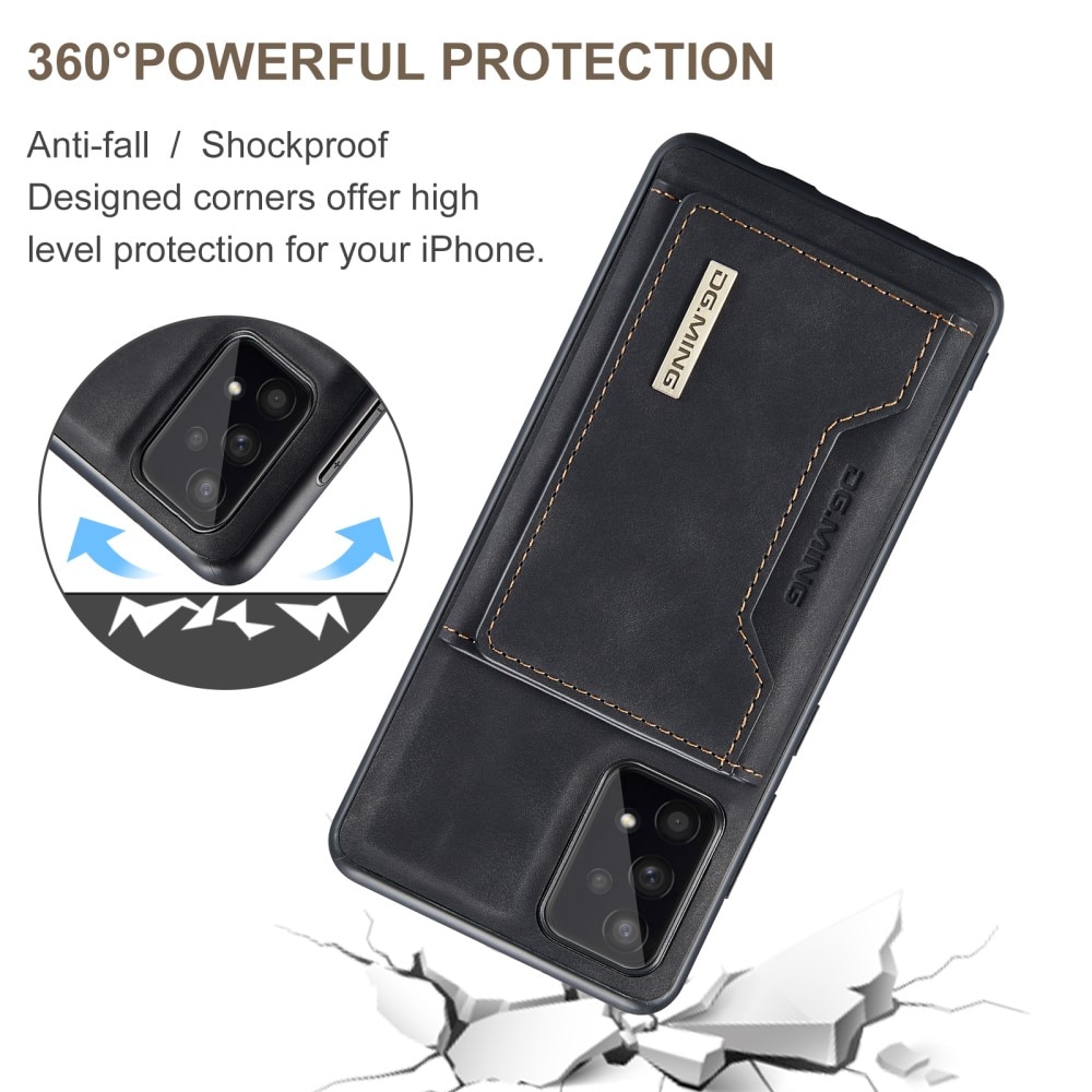 Magnetic Card Slot Case Samsung Galaxy A53 Musta