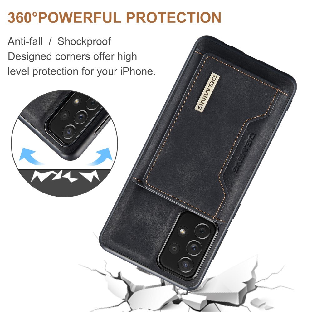 Magnetic Card Slot Case Samsung Galaxy A33 Musta