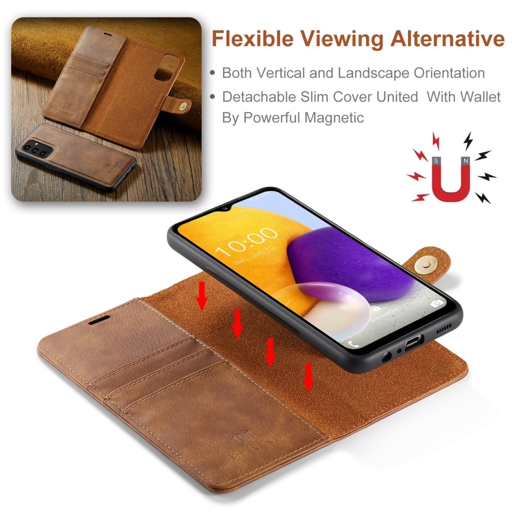 Magnet Wallet Samsung Galaxy A13 Cognac