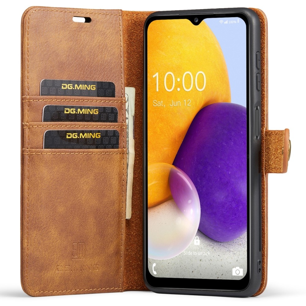 Magnet Wallet Samsung Galaxy A13 Cognac