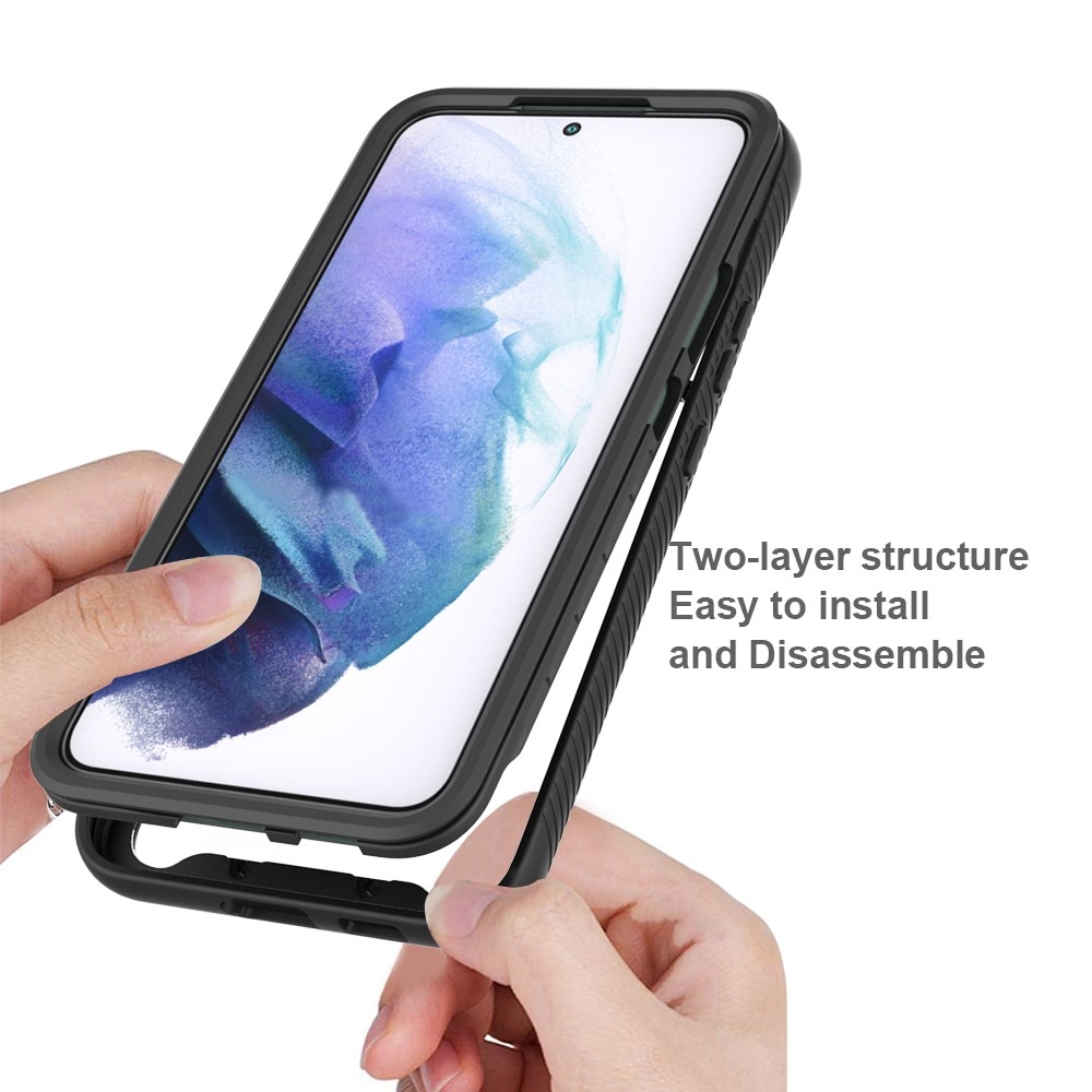 Full Cover Kuori Samsung Galaxy S22 Plus Musta