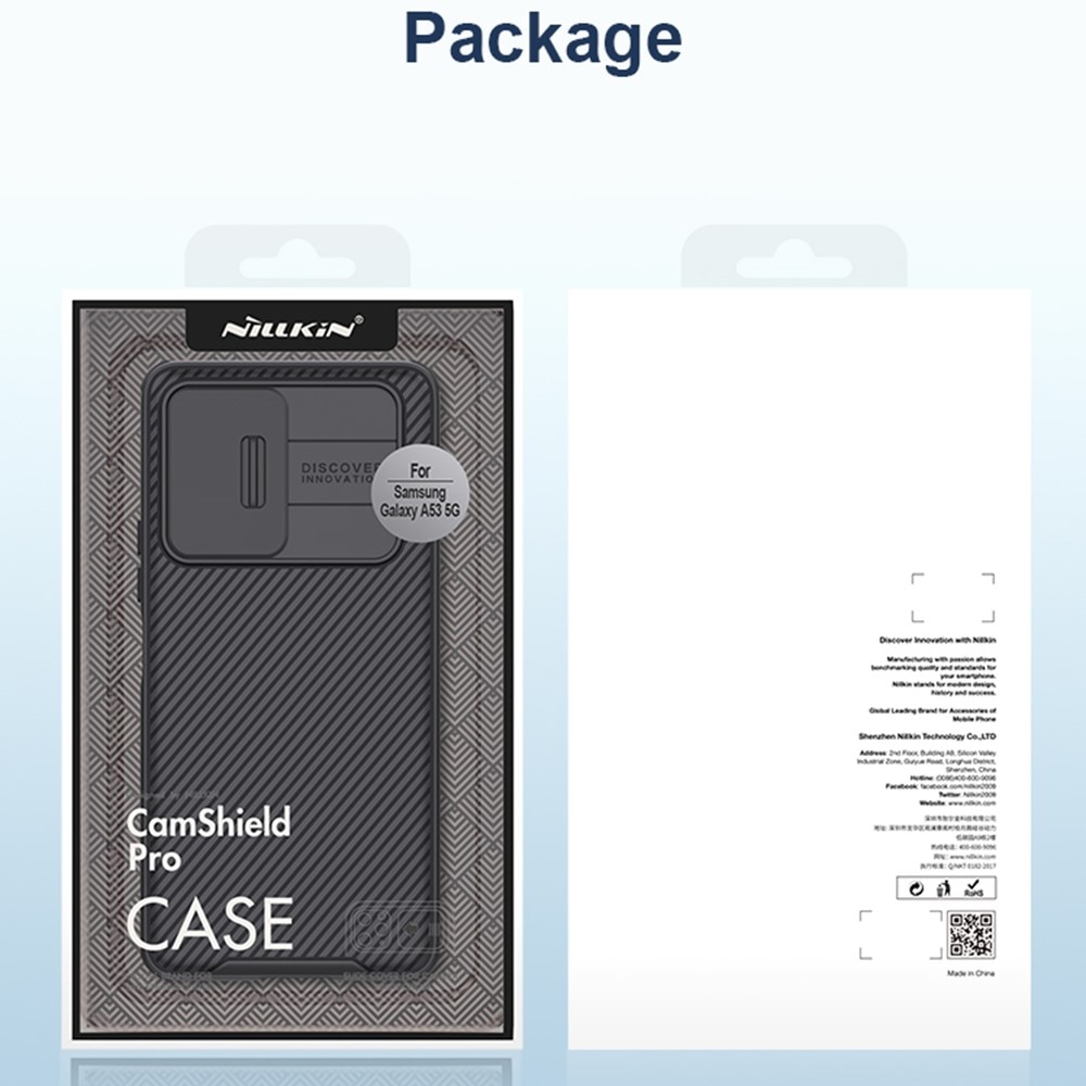 CamShield Kuori Samsung Galaxy A53 Musta