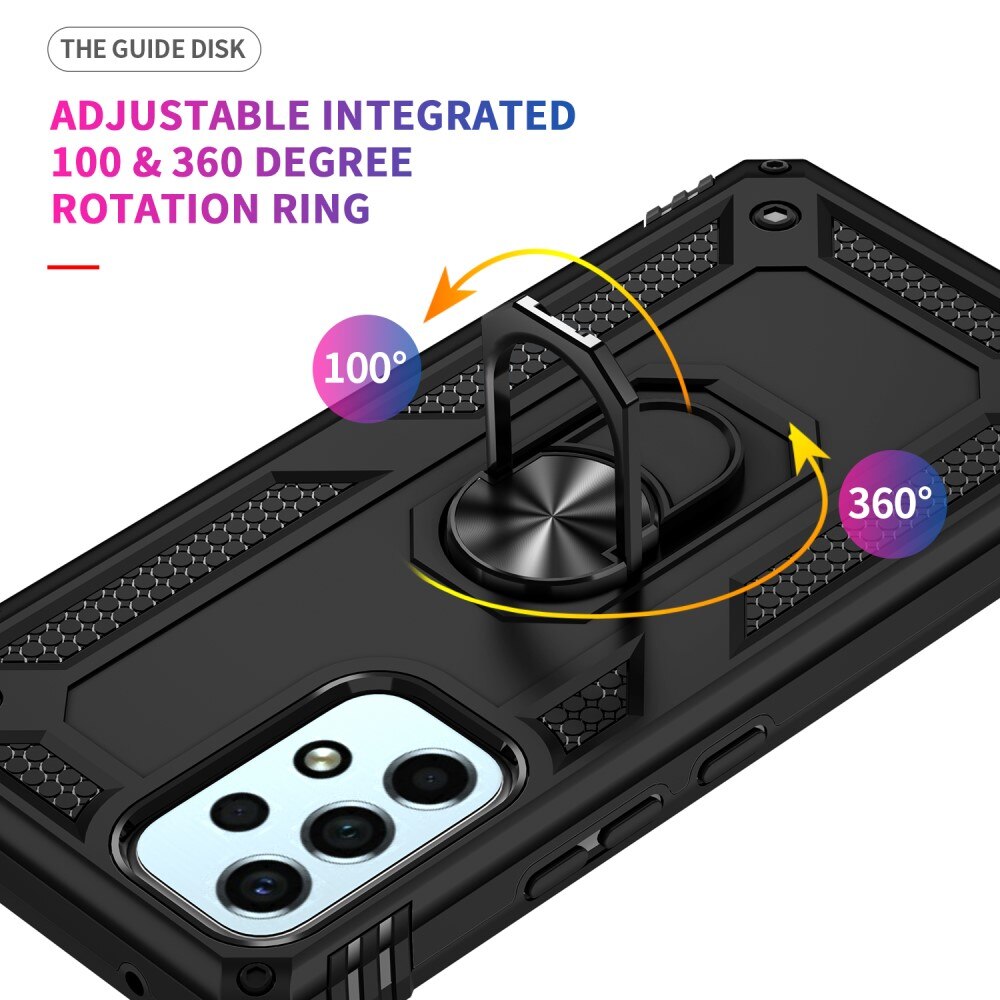 Hybridikuori Tech Ring Samsung Galaxy A53 musta