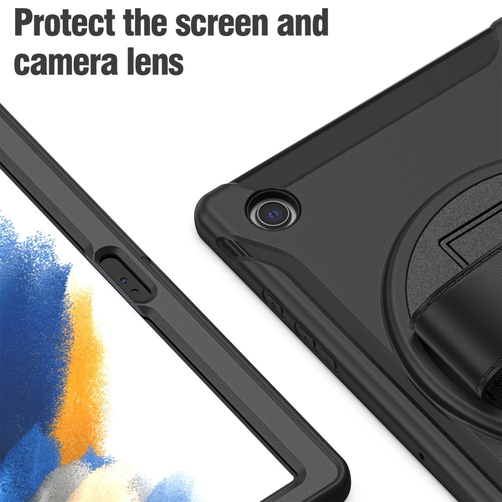 Iskunkestävä Hybridikuori Samsung Galaxy Tab A8 10.5 musta