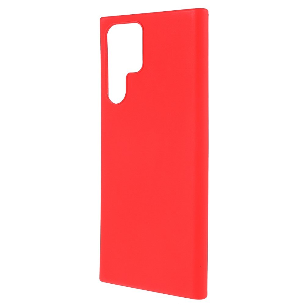 TPU suojakuori Samsung Galaxy S22 Ultra Punainen