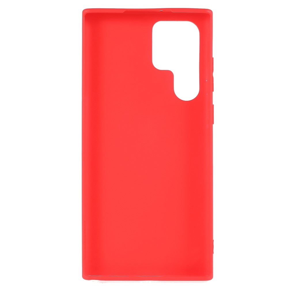 TPU suojakuori Samsung Galaxy S22 Ultra punainen