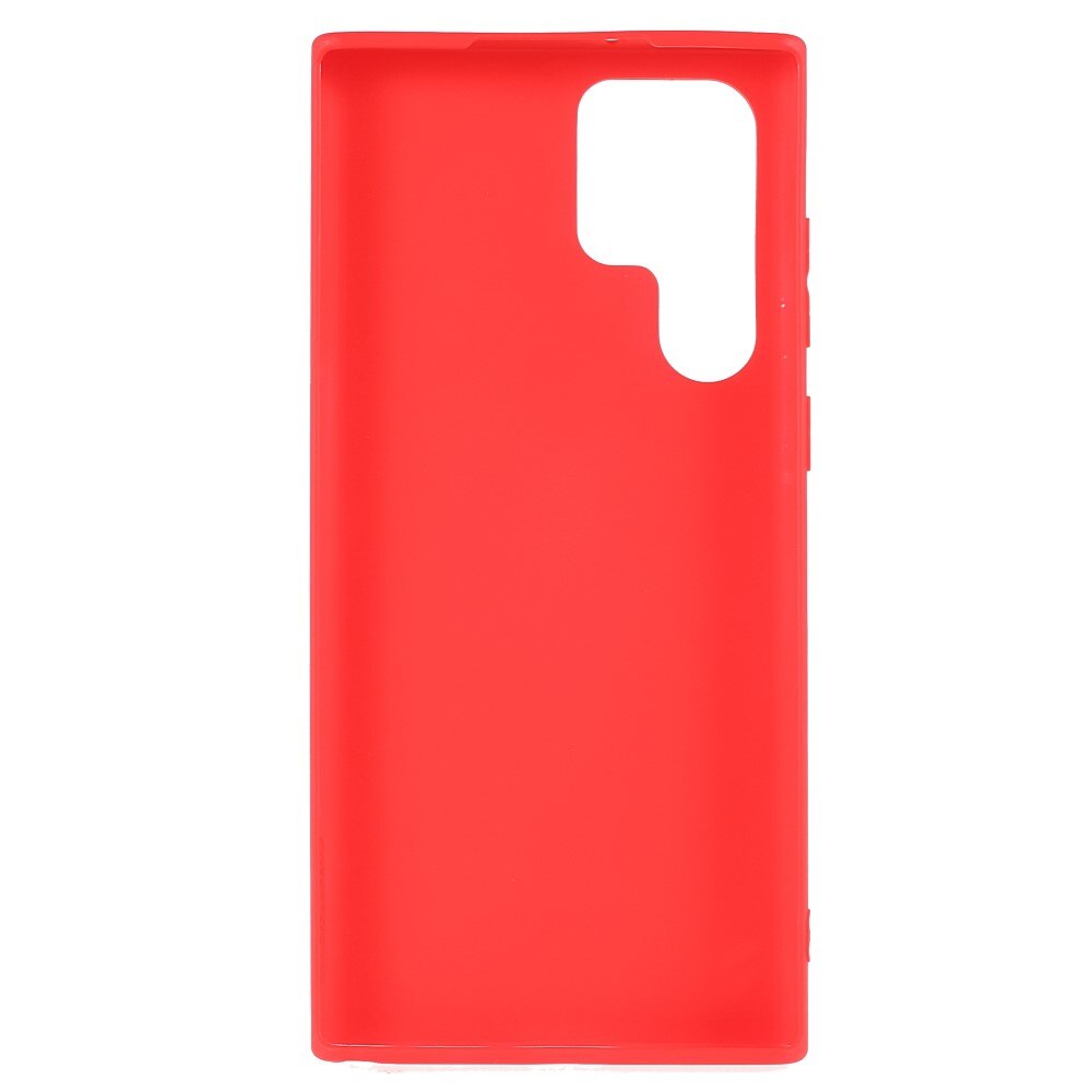 TPU suojakuori Samsung Galaxy S22 Ultra Punainen
