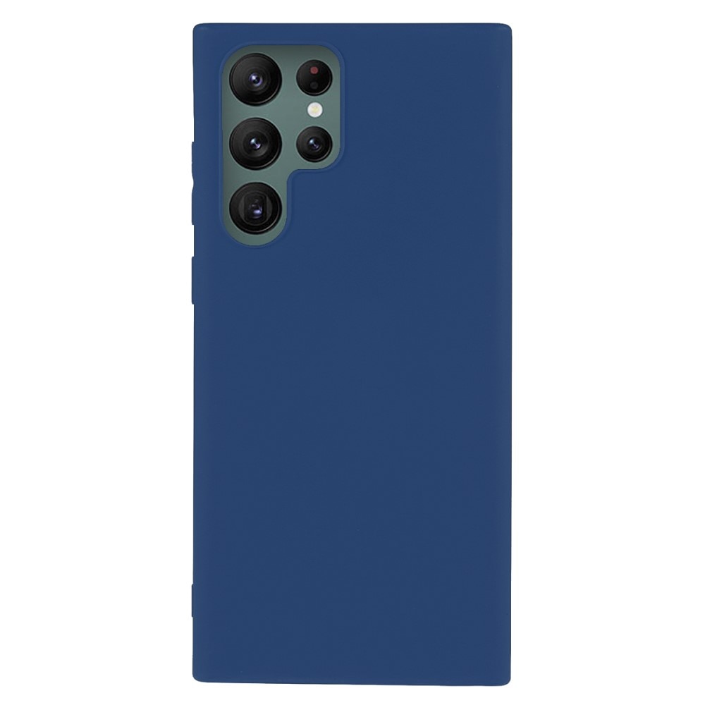 TPU suojakuori Samsung Galaxy S22 Ultra sininen