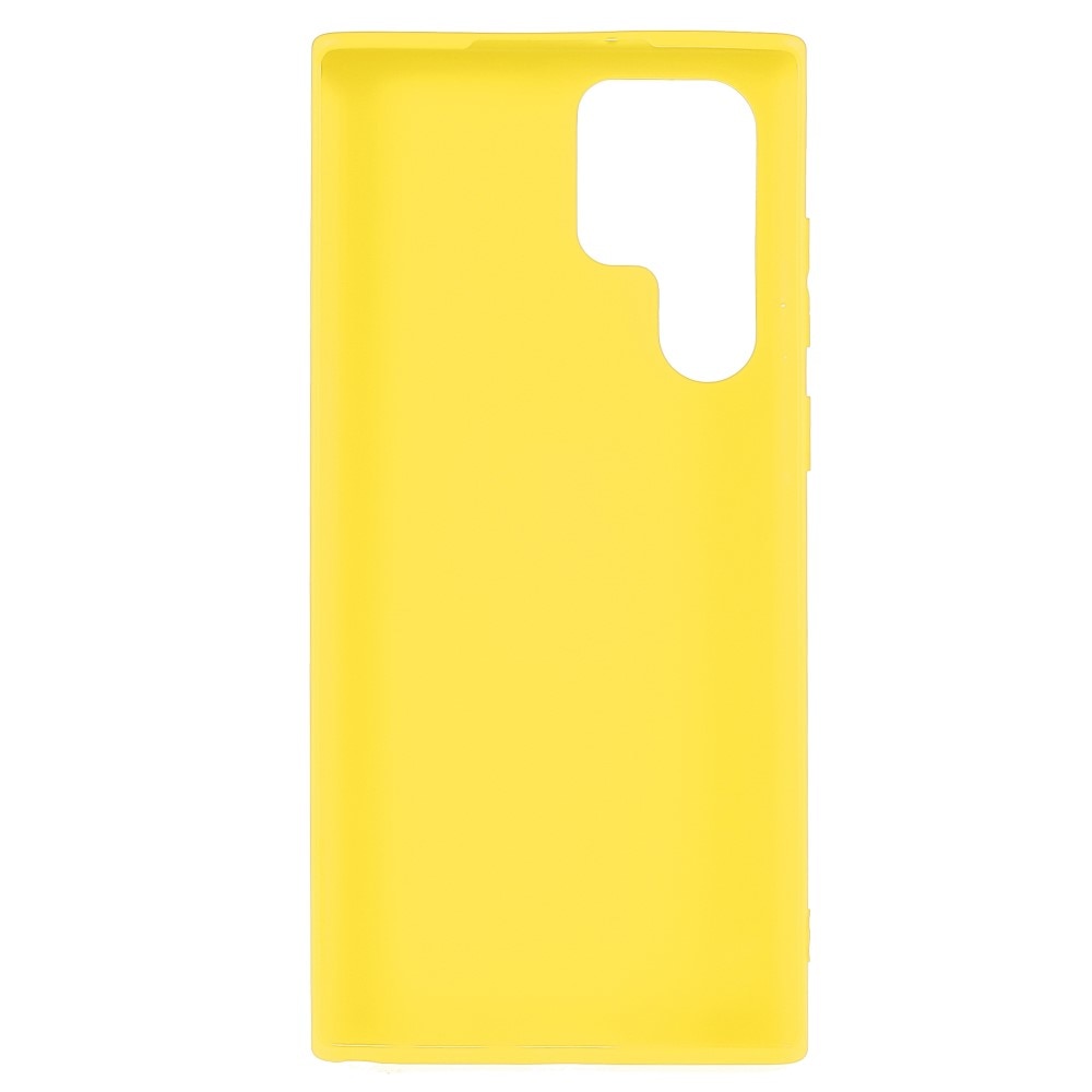 TPU suojakuori Samsung Galaxy S22 Ultra Keltainen