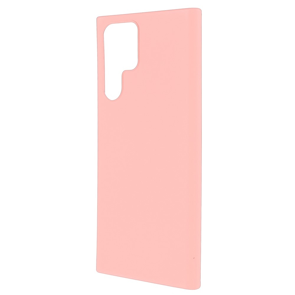 TPU suojakuori Samsung Galaxy S22 Ultra vaaleanpunainen