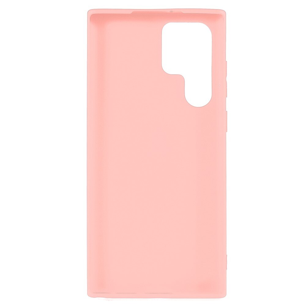 TPU suojakuori Samsung Galaxy S22 Ultra Vaaleanpunainen
