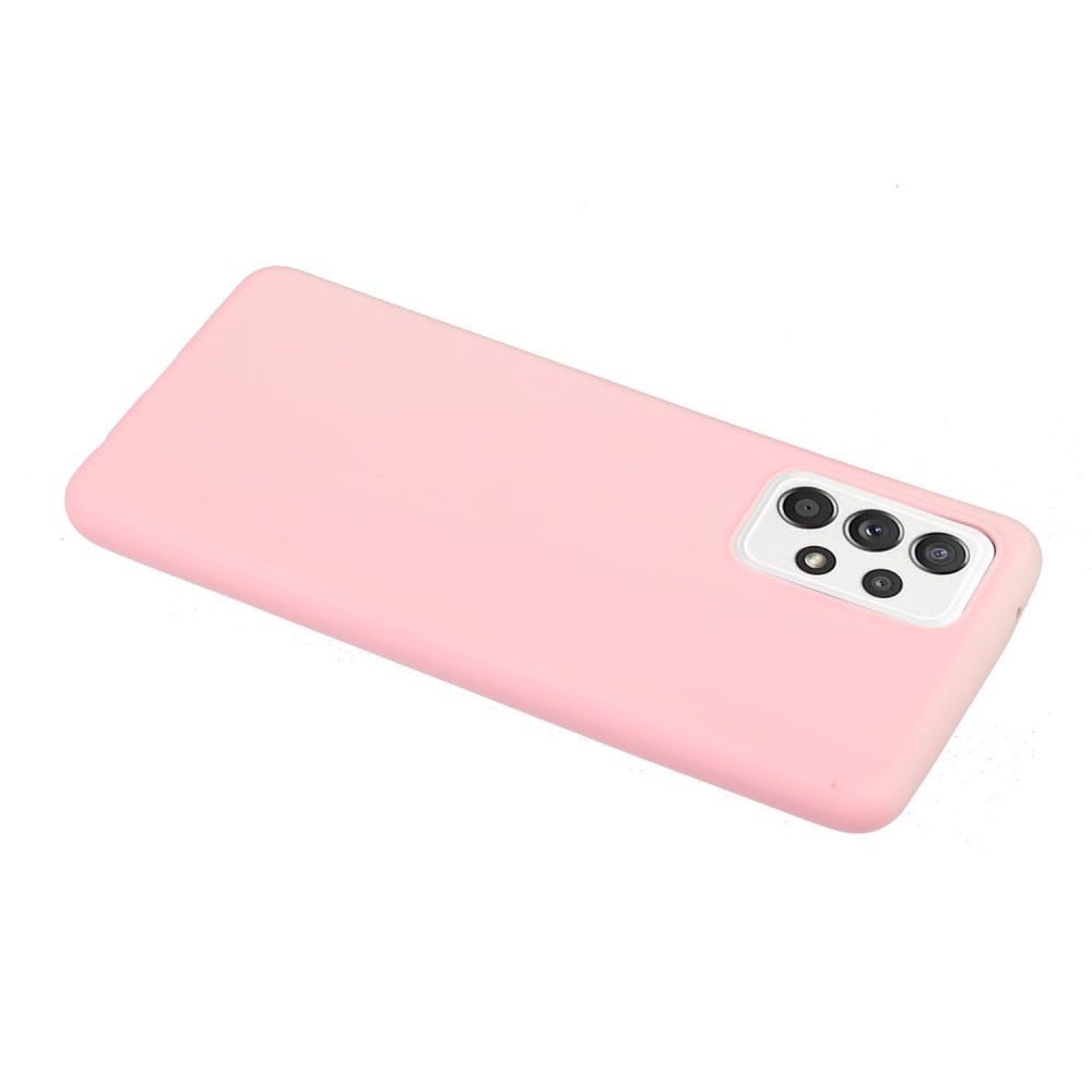 TPU suojakuori Samsung Galaxy A53 vaaleanpunainen