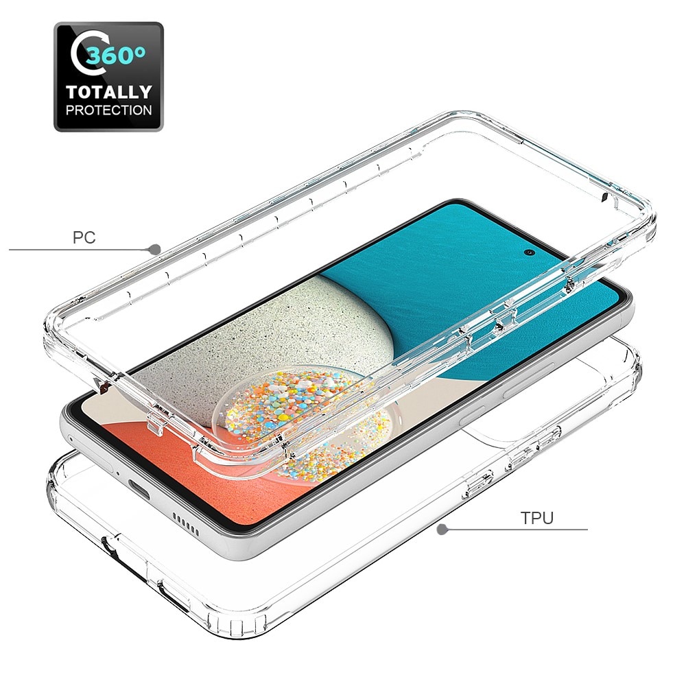 Full Cover Kuori Samsung Galaxy A53 kirkas