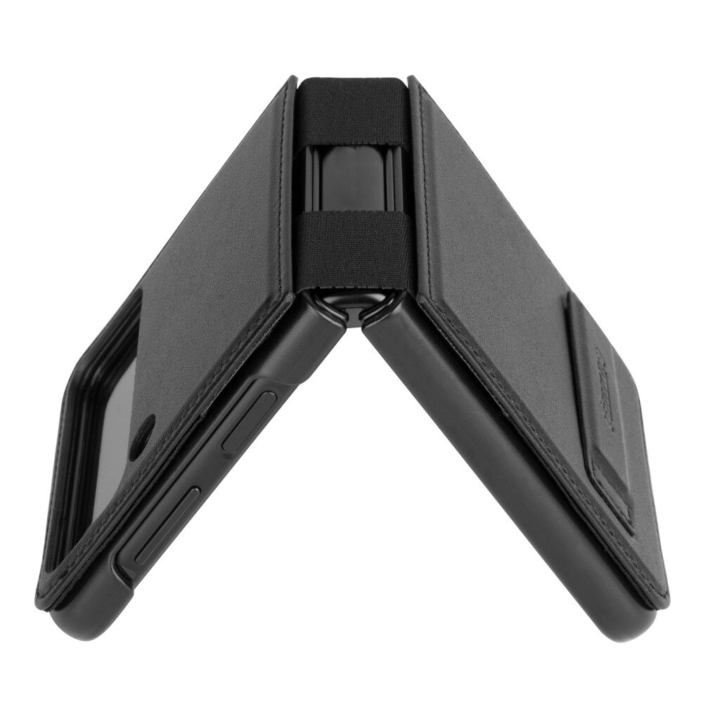 Qin Series Kickstand Galaxy Z Flip 3 musta