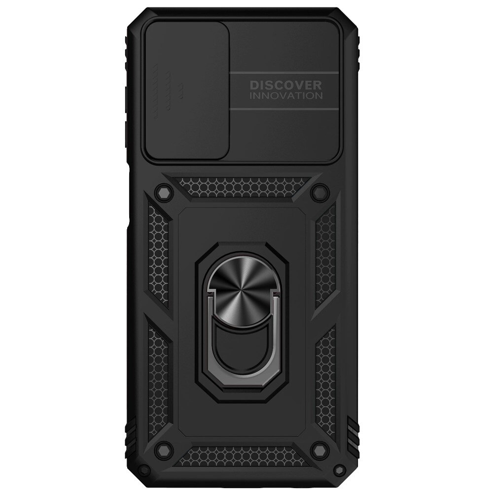 Hybridikuori Ring + Kamerasuojalla Samsung Galaxy A23 Musta
