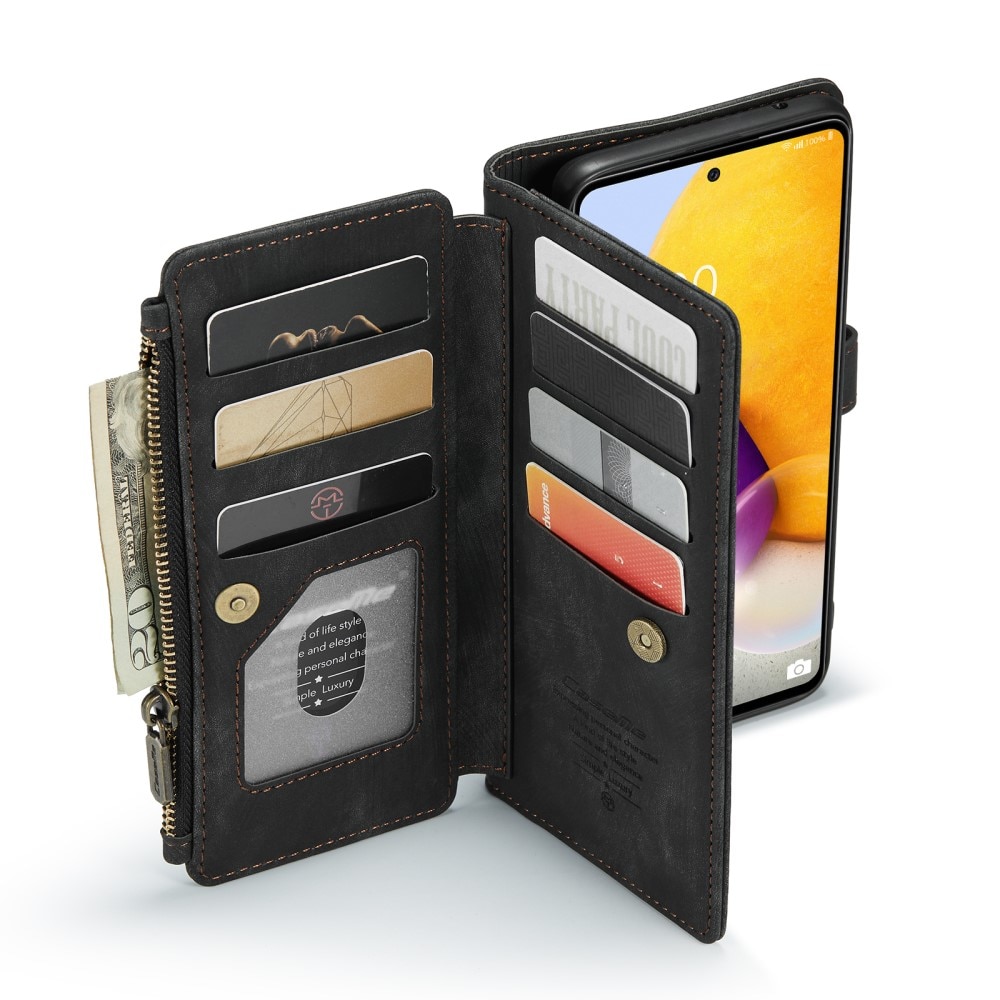 Zipper Wallet Samsung Galaxy Z Fold 3 musta