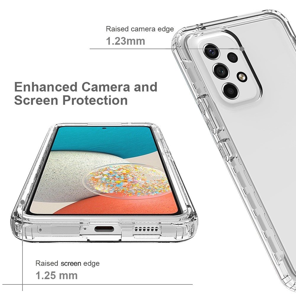 Full Protection Case Samsung Galaxy A53 kirkas