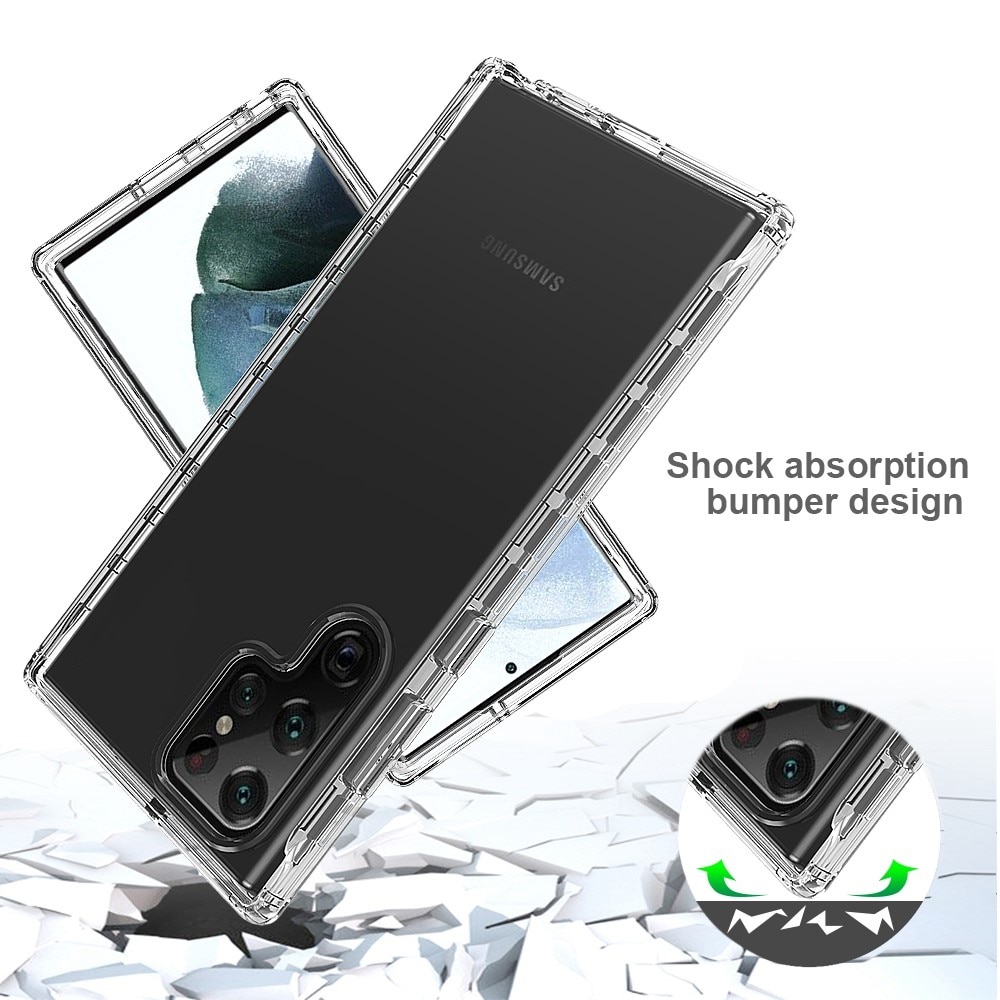 Full Protection Case Samsung Galaxy S22 Ultra kirkas
