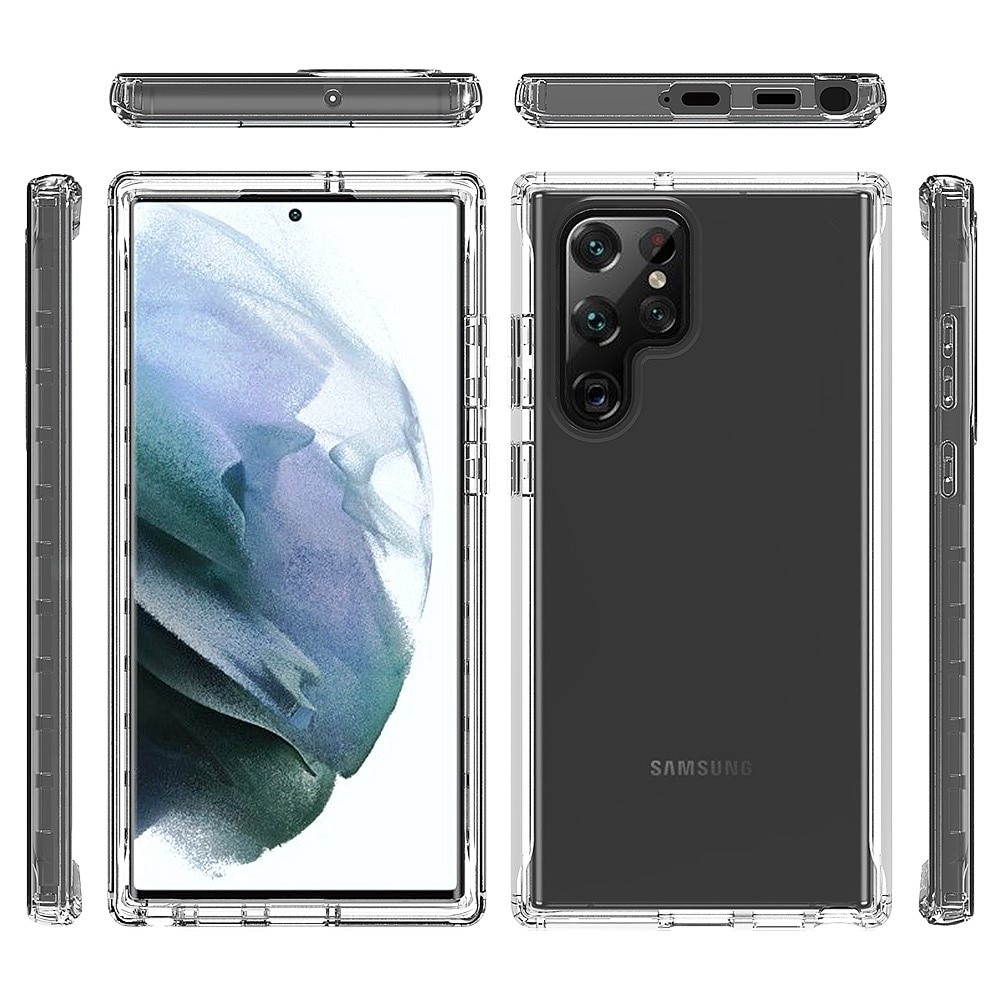 Full Protection Case Samsung Galaxy S22 Ultra kirkas