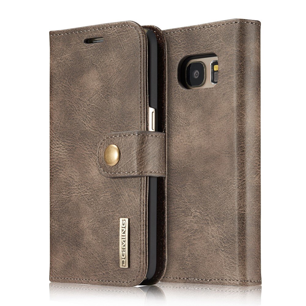 Magnet Wallet Samsung Galaxy S7 Ruskea