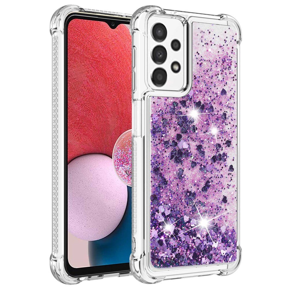 Glitter Powder TPU Case Samsung Galaxy A13 liila