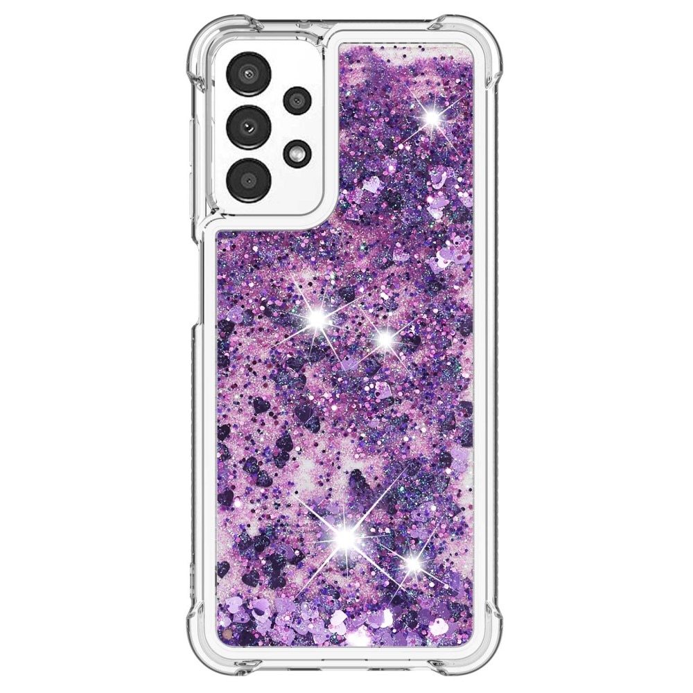 Glitter Powder TPU Case Samsung Galaxy A13 liila