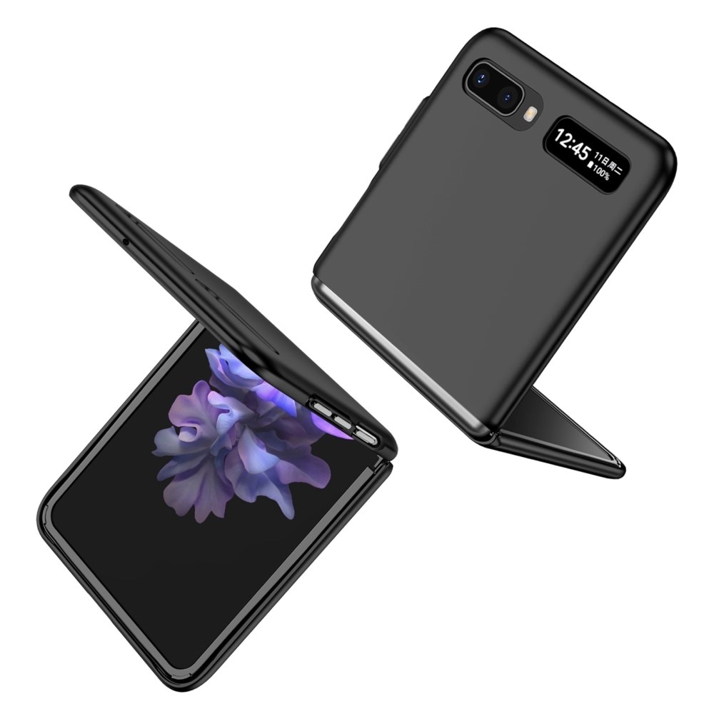 Samsung Galaxy Z Flip Kuori magneettinen rengaspidikkeellä musta