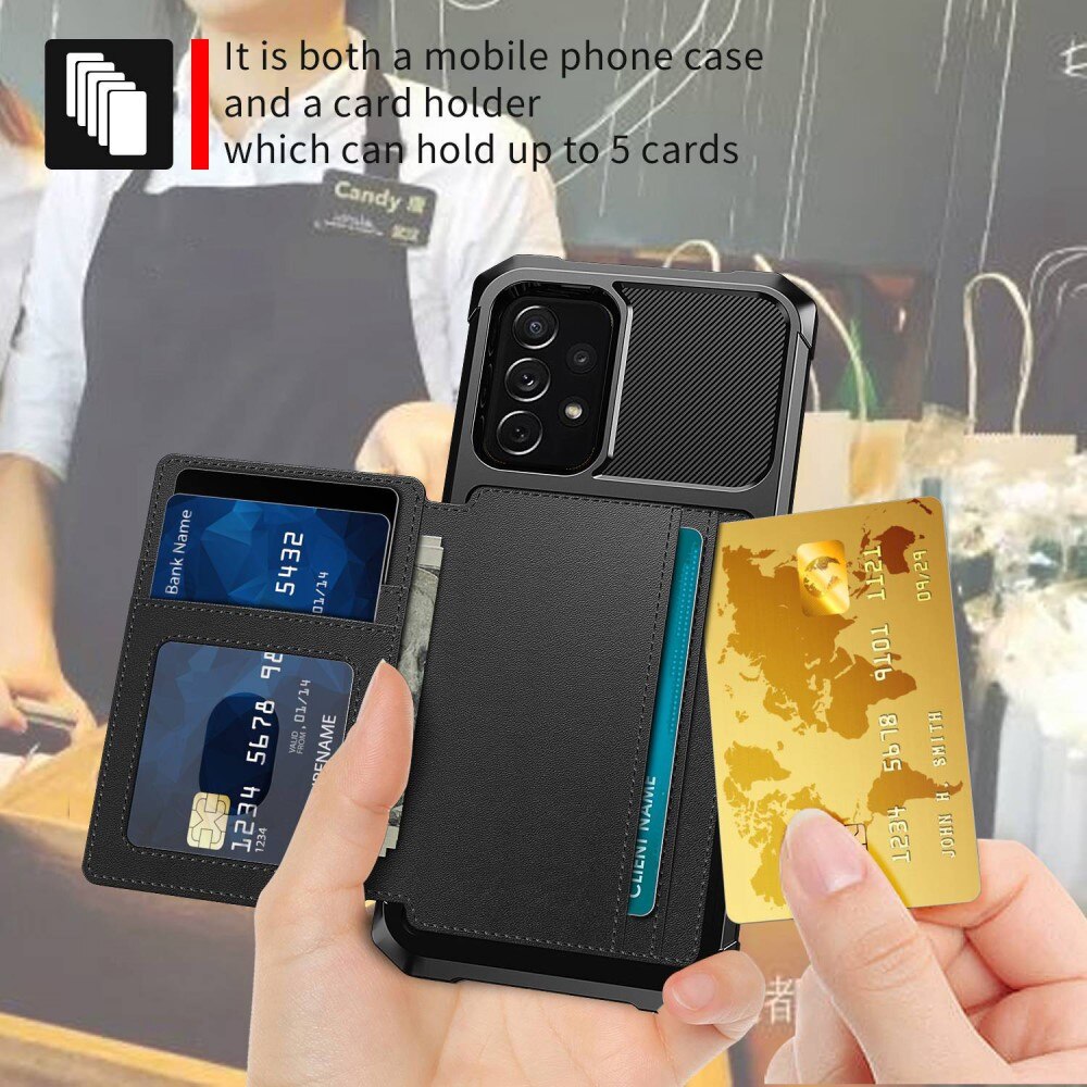 Tough Multi-slot Case Samsung Galaxy A13 musta