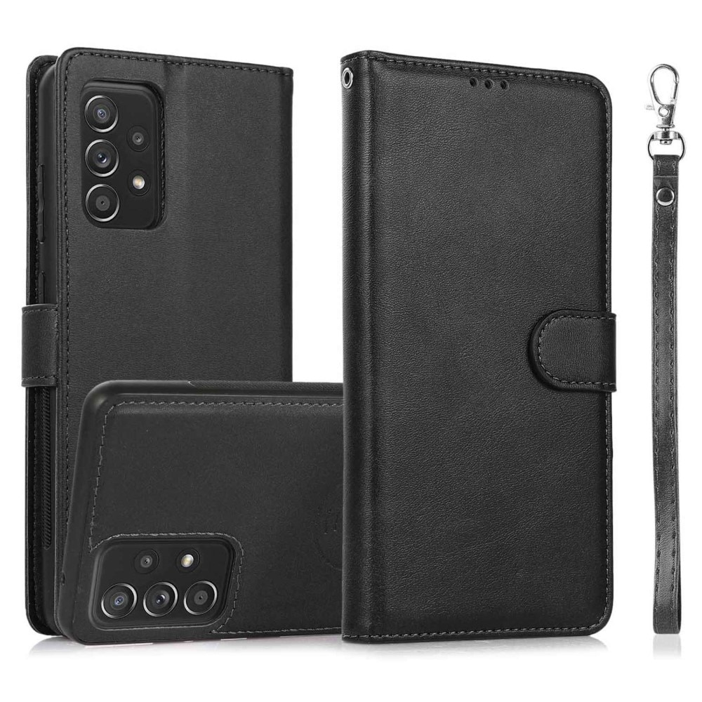Magneettinen lompakko Samsung Galaxy A53 musta